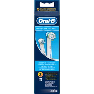 Oral-B Ortho Care Essential Kit Testine di Ricambio 3 Pezzi