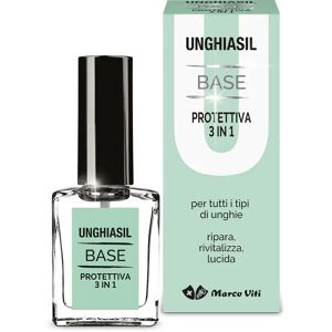 Unghiasil Smalto 3 In 1 Base Protettiva per Unghie 10ml