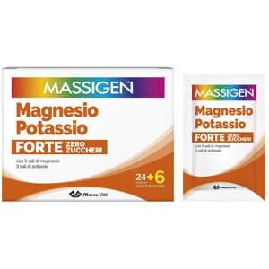 Marco Viti Massigen Magnesio e Potassio Forte Zero Zuccheri PROMO 24+6 Bustine