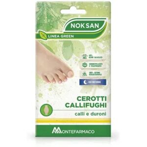 Nok San Noksan Green Cerotti Callifughi Uso Notturno Per Calli e Duroni 9 Pezzi