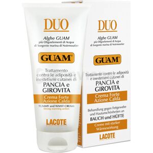 Lacote Srl Guam - Duo Crema Pancia E Girovita Azione Calda 150ml - Trattamento Riscaldante per la Riduzione di Pancia e Girovita