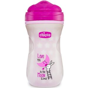 Chicco Tazza Glowling 14 Mesi+ Rosa 150ml - Tazza Innovativa per Bambini Autonomi