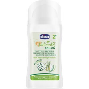 Chicco Roll-On NaturalZ Antizanzare Protettivo&Rinfrescante 60ml 2 Anni+ - Per Piacevoli Soggiorni All'Aperto