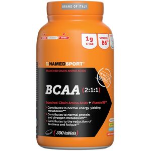 Namedsport Srl Named Sport - BCAA 2:1:1 300 Compresse - Integratore BCAA per recupero muscolare e resistenza - Alta qualità