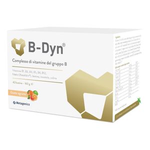 Metagenics Belgium B-Dyn 42 Bustine Gusto Agrumi - Integratore di Vitamina B