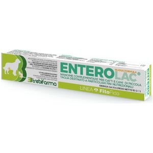 Trebifarma Enterolac Mangime Complementare Per Cani e Gatti Siringa di Pasta 15g - Supporto Digestivo per Animali Domestici