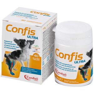 Candioli Ist.Profil.E Farm.Spa Confis Ultra Integratore per Osteoartrite dei Cani 40 Compresse - Supporto Articolare Avanzato per Cani