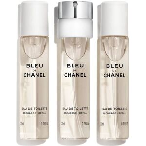 Chanel Bleu De Eau De Toilette Vaporizzatore Da Viaggio Ricaricabile 60 ML (3 x 20 ML)