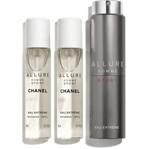 Chanel Allure Homme Sport Eau Extrême Vaporizzatore Da Viaggio Ricaricabile 60 ML (3 X 20 ML)