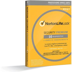 Symantec Security Premium per 10 dispositivi con 25 GB di backup