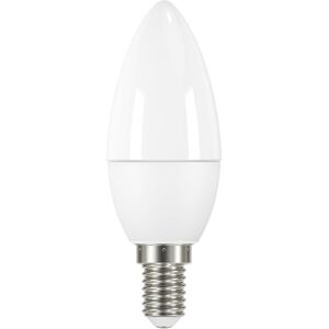 LEXMAN Lampadina LED, E14 oliva, smerigliato, luce calda, 4.2W= 470LM (equiv 40 W), 270°,