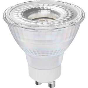 LEXMAN Lampadina LED, GU10 faretto, smerigliato, luce calda, 4.8W= 450LM (equiv 47 W), 100°,