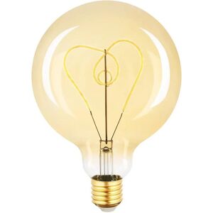On Lampadina LED, E27 globo, ambrato, luce calda, 4W= 300LM (equiv 28 W), 360°,