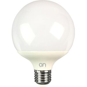 On Lampadina LED, E27 globo, opaco, luce fredda, 18W= 1530LM (equiv 100 W), 270°,