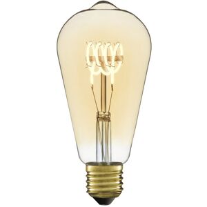 LEXMAN Lampadina LED, E27 edison, ambrato, luce calda, 4.8W= 400LM (equiv 35 W), 330°,