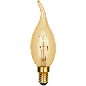 LEXMAN Lampadina LED, E14 colpo di vento, ambrato, luce calda, 3.4W= 200LM (equiv 21 W), 330°,