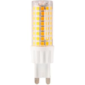 On LED, G9 lineare, trasparente, bianco caldo, 7W= (equiv 55 W), 360° dimmerabile,