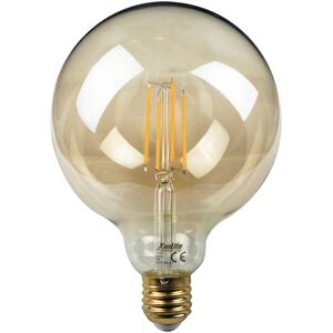XANLITE Lampadina Glo, LED, E27 globo, ambrato, luce calda, 7W= 638LM (equiv 47 W), 320°,