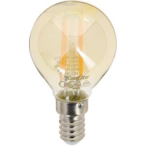 XANLITE Lampadina LED, E14 sferico, ambrato, luce calda, 3.8W= 350LM classe energetica A,