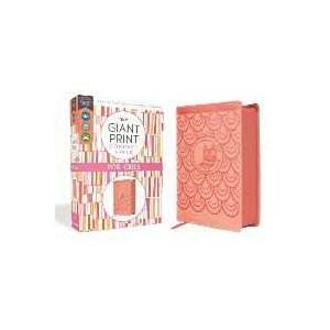 Zondervan NIrV, Giant Print Compact Bible for Girls, Leathersoft, Peach, Comfort Print