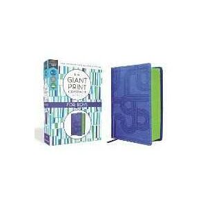 Zondervan NIrV, Giant Print Compact Bible for Boys, Leathersoft, Blue, Comfort Print