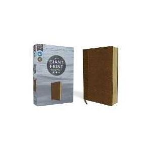 Zondervan NIrV, Giant Print Compact Bible, Leathersoft, Brown, Comfort Print