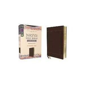 Zondervan NRSVue, Holy Bible with Apocrypha, Personal Size, Leathersoft, Brown, Comfort Print