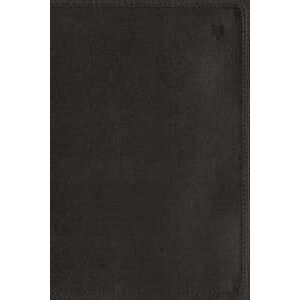 Thomas Nelson NET Bible, Thinline Large Print, Leathersoft, Black, Comfort Print: Holy Bible