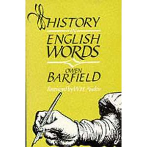 Owen Barfield History in English Words