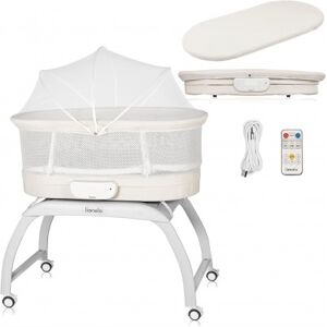 Lionelo Culla Elettrica e Bilancia Sleep Bassinet CORAL WHITE
