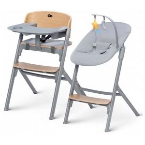 Kinderkraft Seggiolone Pappa Evolutivo Trasformabile in Sedia con Vassoio LIVY OAK + SDRAIETTA