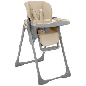 Kikka Boo Kikkaboo Seggiolone Pappa Reclinabile e Regolabile in Altezza COMFY BEIGE