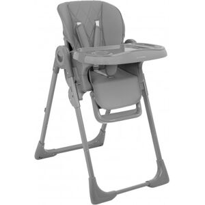 Kikka Boo Kikkaboo Seggiolone Pappa Reclinabile e Regolabile in Altezza COMFY GRIGIO