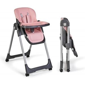 Innovaciones Ms Seggiolone Pappa Nuovo Tasty ROSA Reclinabile e Regolabile in Altezza
