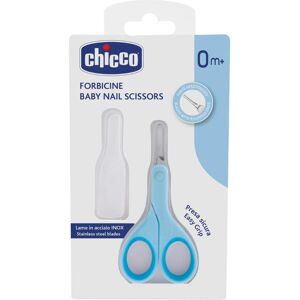 Chicco Forbicine per Bambini con Punte Arrotondate Colore Azzurro, 1 Pezzo
