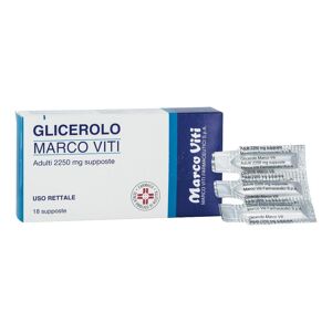 Marco Viti Farmaceutici Spa Glicerolo Mv*ad 18supp 2250mg