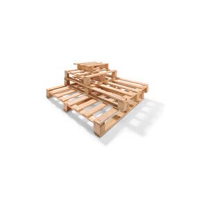 ratioform Pallet a perdere, 800 x 600 x 130 mm, 1/2 Europallet, inforc. 2 lati, peso 7 kg
