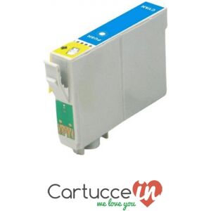 CartucceIn Cartuccia ciano Compatibile Epson per Stampante EPSON WORKFORCE WF-3010DW