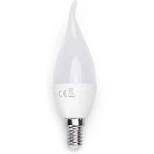 Lampadina Led E14 CL37 a colpo di vento 4W Bianco freddo 6400K Aigostar