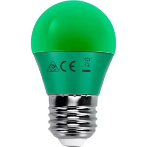 Lampadina Led E27 G45 a sfera 4W Verde Aigostar