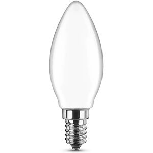 Lampadina Led Opaca a Filamento E14 C35 a candela 6W Bianco caldo 2700K Novaline