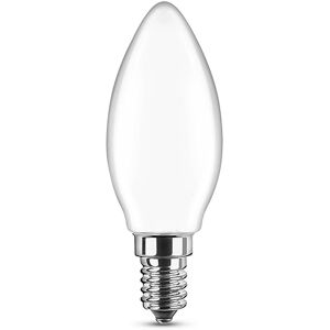 Lampadina Led Opaca a Filamento E14 C35 a candela 6W Bianco neutro 4000K Novaline