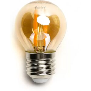 Lampadina Led Vintage a Filamento E27 G45 a sfera 4W Bianco caldo 2200K Aigostar