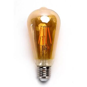 Lampadina Led Vintage a Filamento E27 ST64 8W Bianco caldo 2200K Aigostar