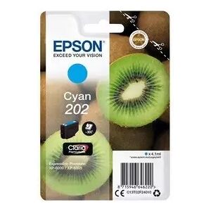 Cartuccia Epson C13T02F24010 202 Kiwi originale CIANO