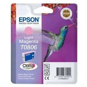 Cartuccia originale Epson C13T08064011 T0806 Colibri MAGENTA CHIARO