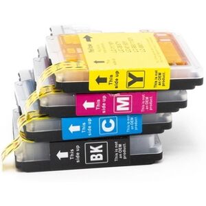 Offertecartucce.com 4 Cartucce Brother LC-1100 Multipack Nero + Colore compatibile per Brother DCP-197C