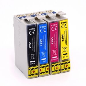 Offertecartucce.com 4 Cartucce Epson T1295 Multipack Nero + Colore compatibile per Epson STYLUS SX435W