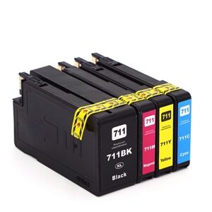 Offertecartucce.com 4 Cartucce Hp P2V32A Multipack Nero + Colore compatibile per Hp DESIGNJET T520