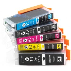 Offertecartucce.com 5 Cartucce Canon 0372C004 Multipack Nero + Colore compatibile per Canon PIXMA MG5700 SERIES